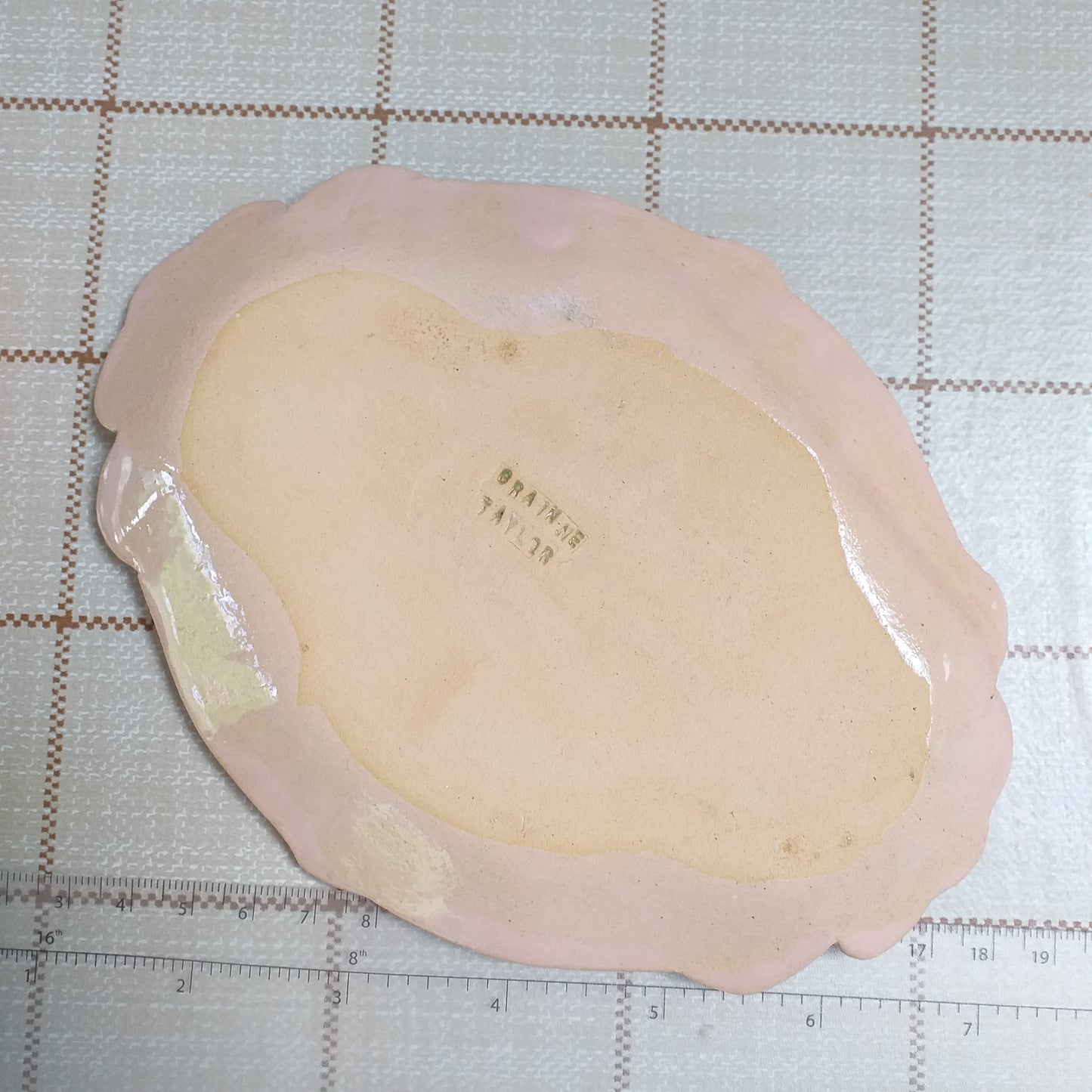 Small Platter with scalloped edge