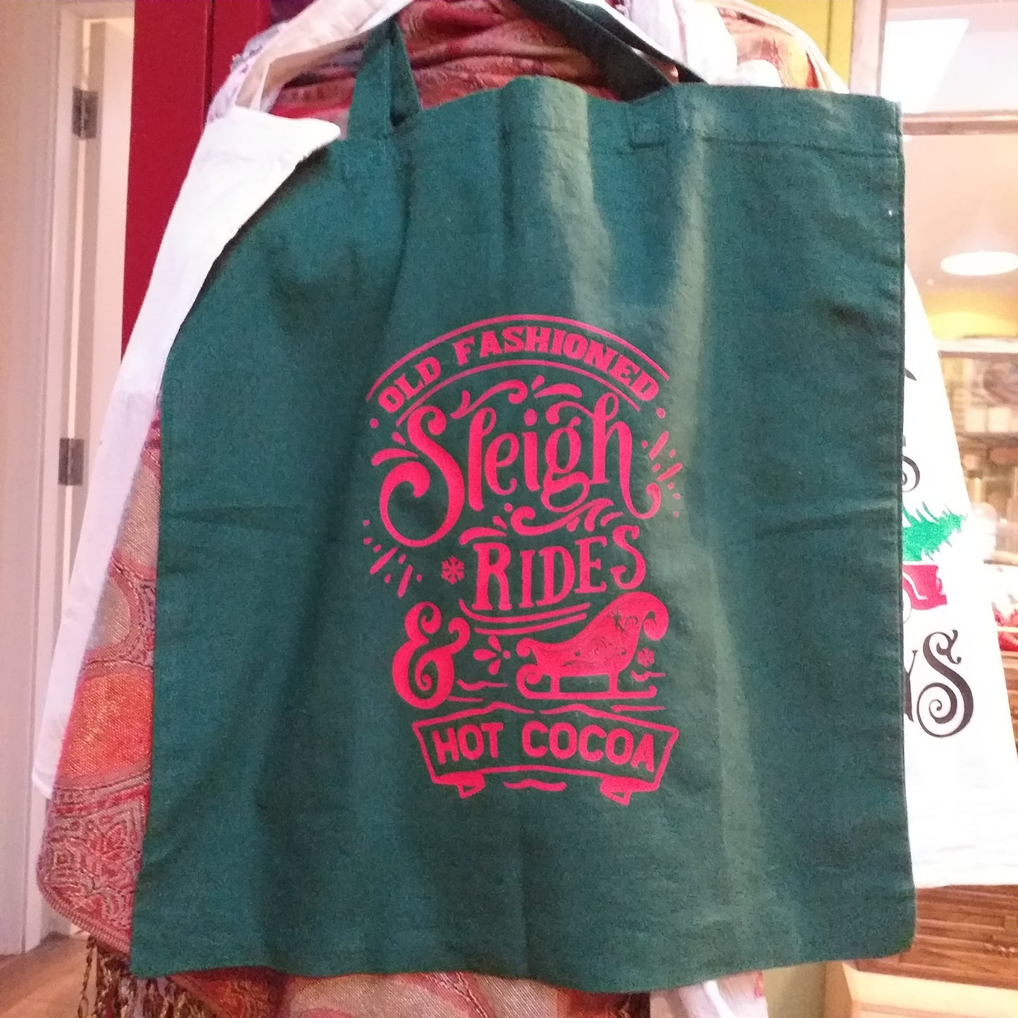 Holiday Shopping bag/ Tote gift /stocking stuffer