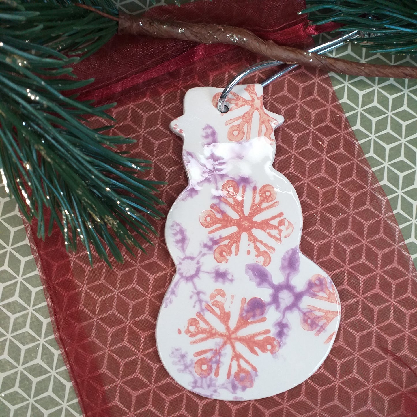 Snowpeople Tree Decoration Christmas