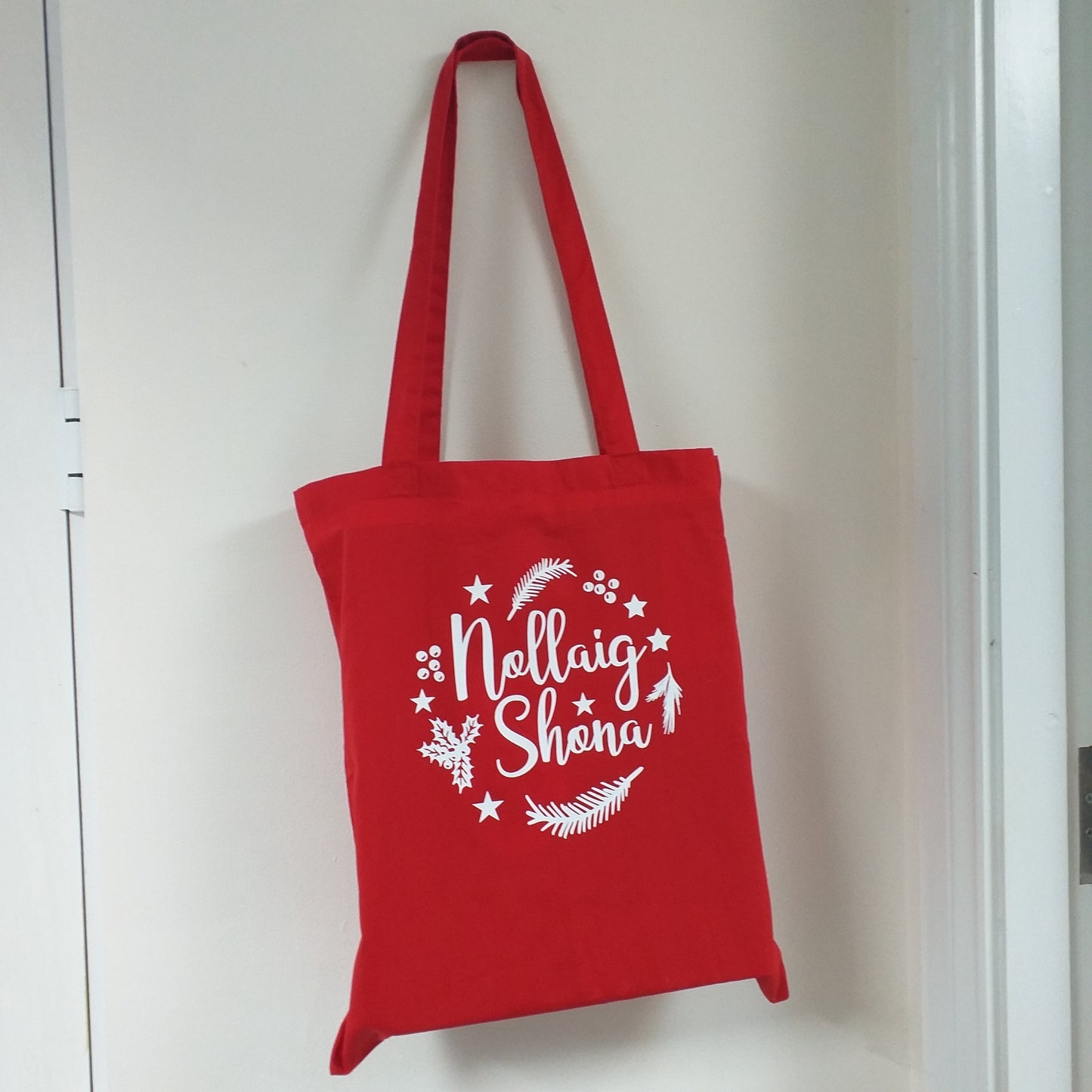 Holiday Shopping bag/ Tote gift /stocking stuffer